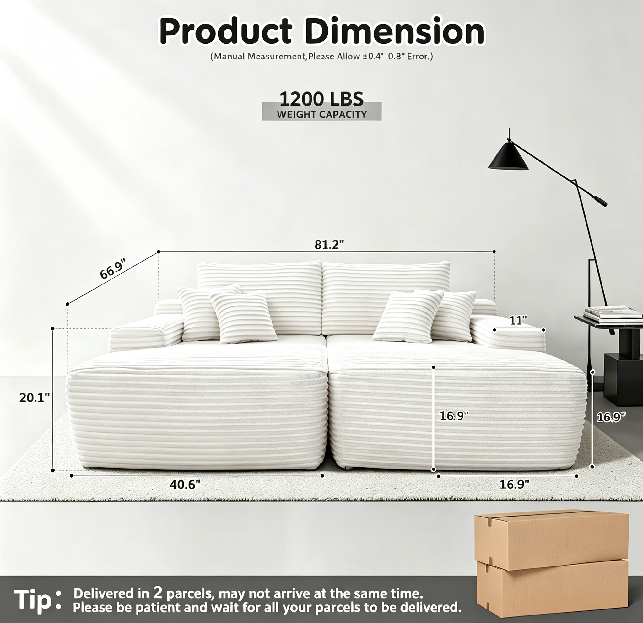 💥Last day 70% OFF🎁Minimalist L-shaped sofa—compressed packaging, portable, and frameless design.💥Limited Time💥Buy 1 Get 1 Free