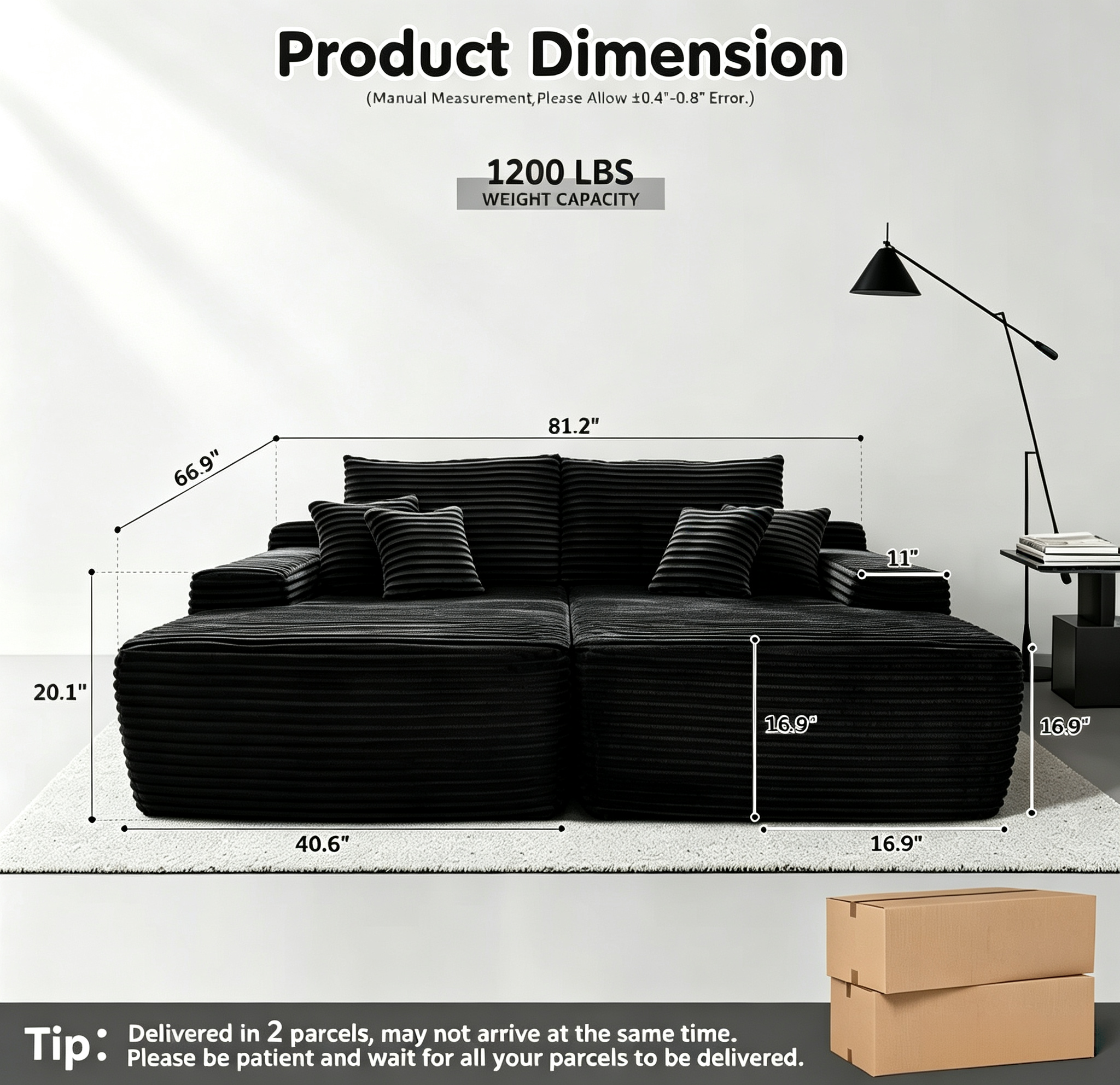 💥Last day 70% OFF🎁Minimalist L-shaped sofa—compressed packaging, portable, and frameless design.💥Limited Time💥Buy 1 Get 1 Free