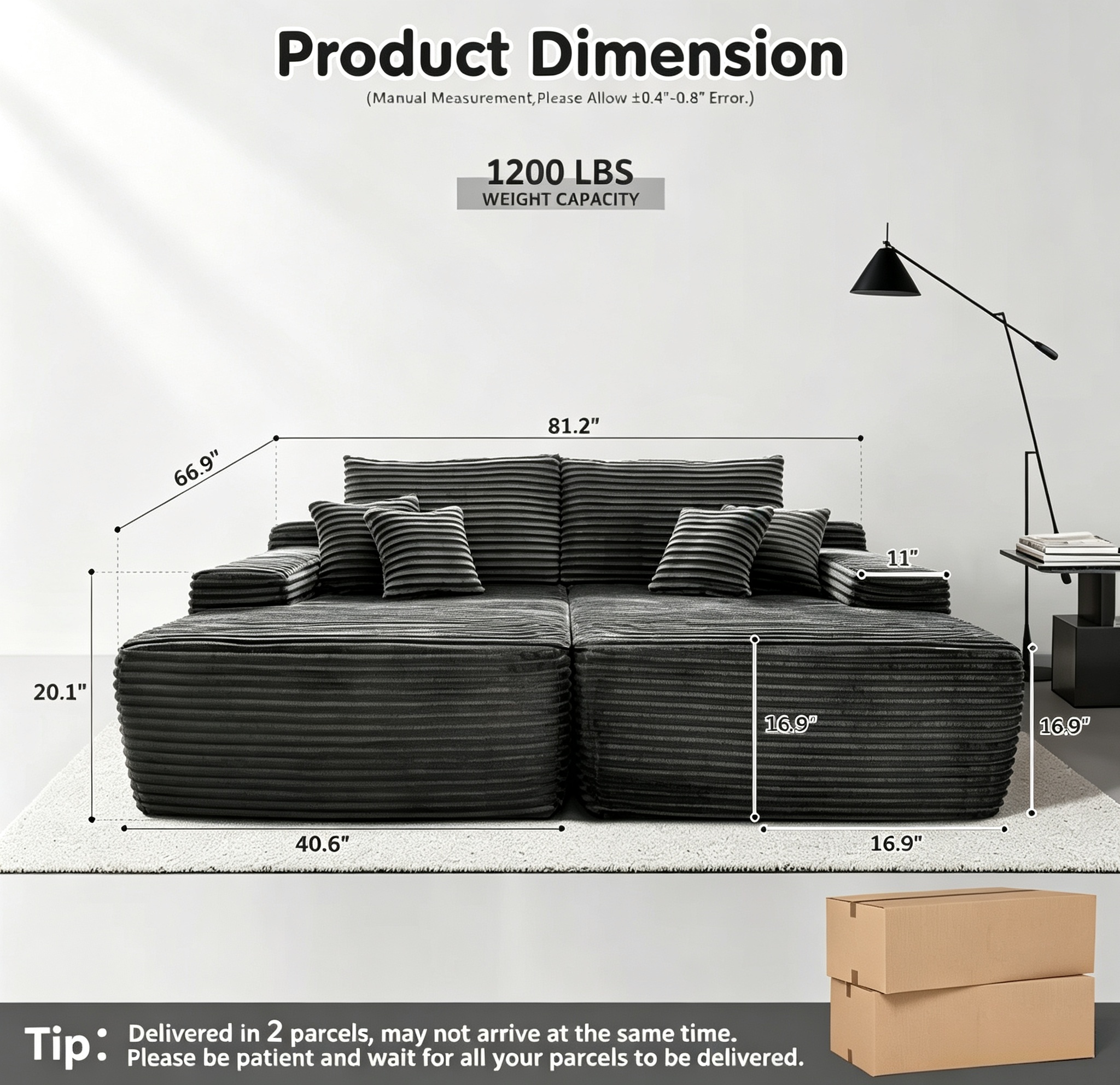 💥Last day 70% OFF🎁Minimalist L-shaped sofa—compressed packaging, portable, and frameless design.💥Limited Time💥Buy 1 Get 1 Free