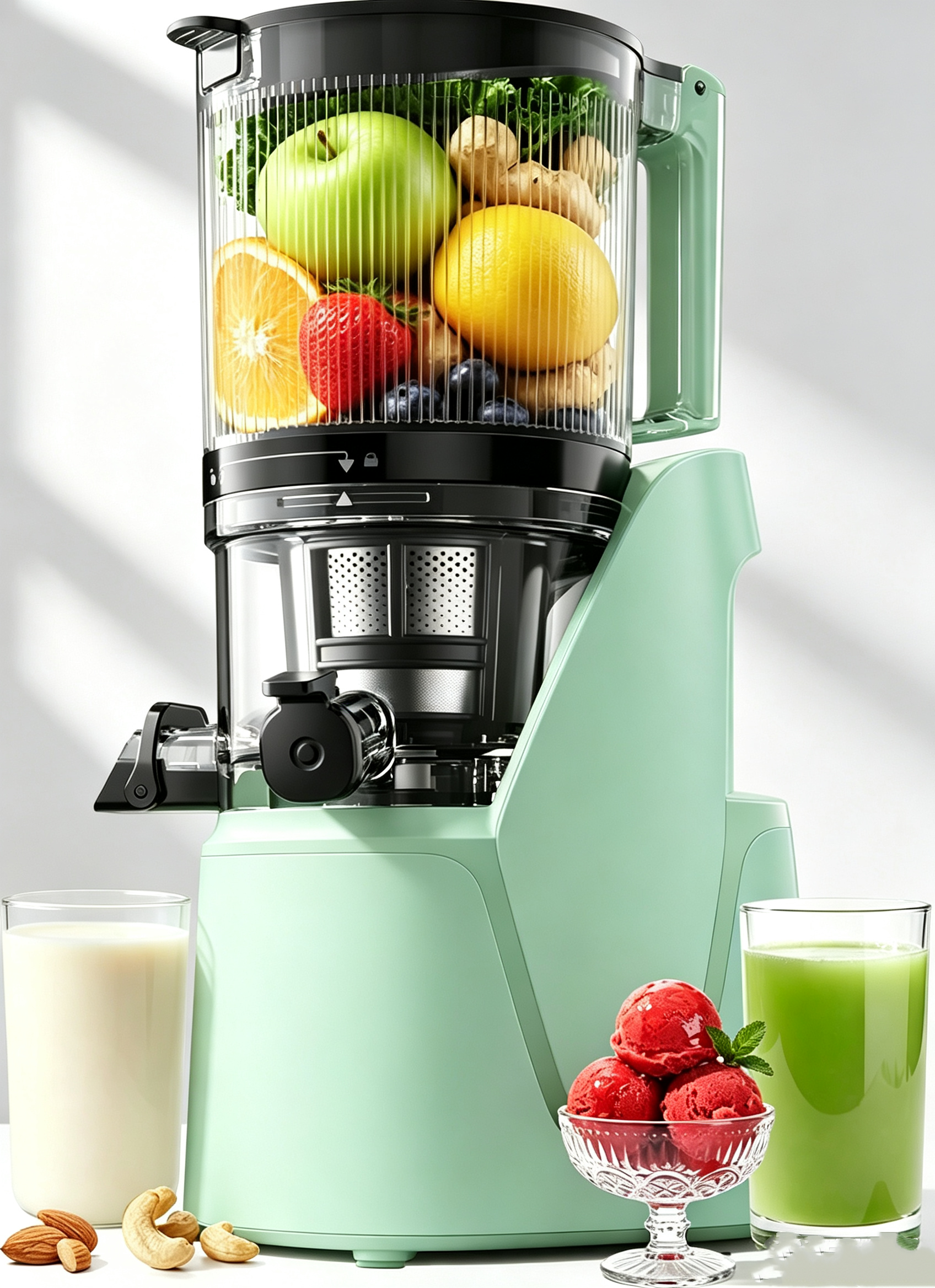 🔥Today's Special🔥Juicer Machines, 3-in-1 Cold Press Juicer