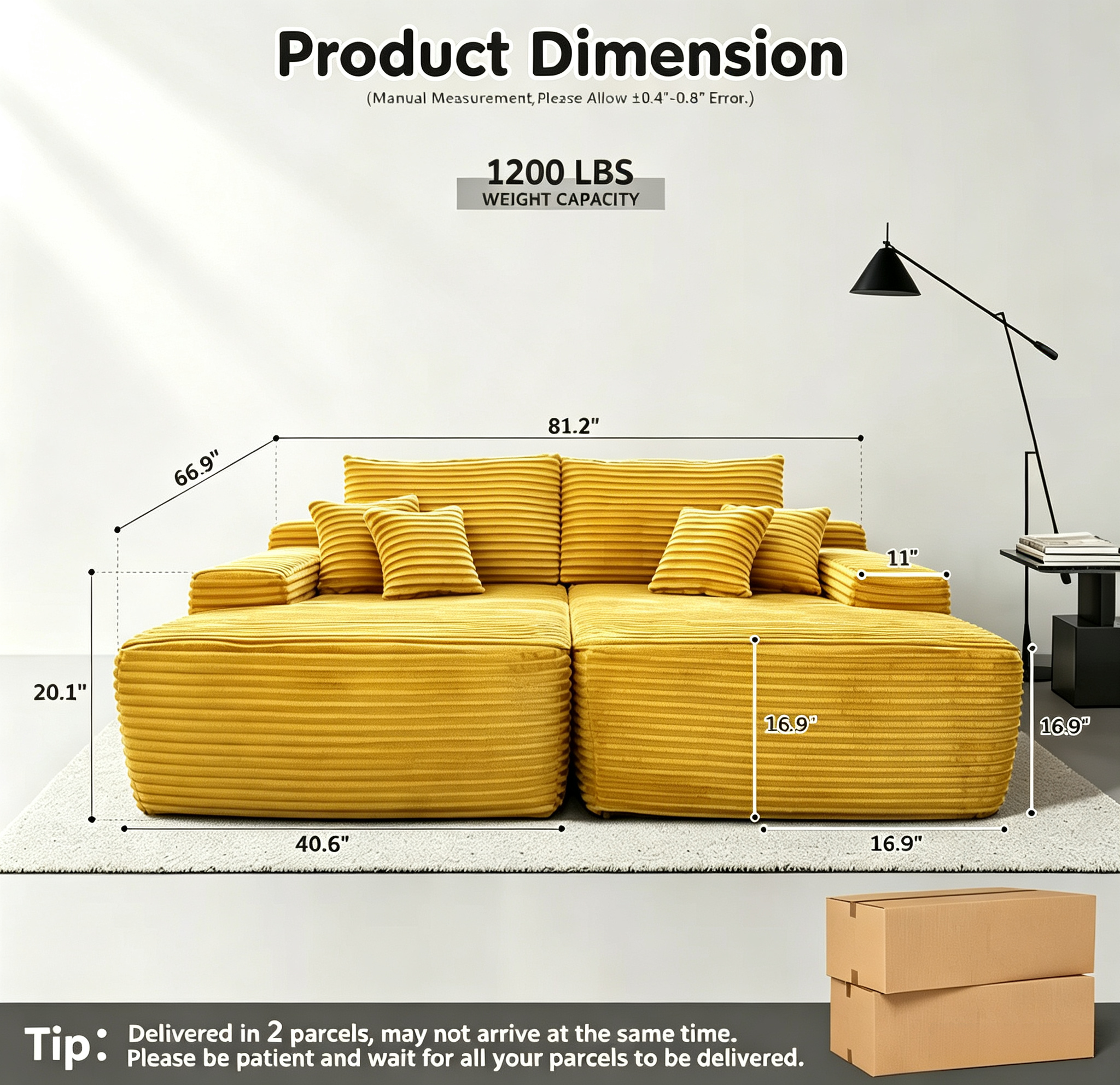 💥Last day 70% OFF🎁Minimalist L-shaped sofa—compressed packaging, portable, and frameless design.💥Limited Time💥Buy 1 Get 1 Free