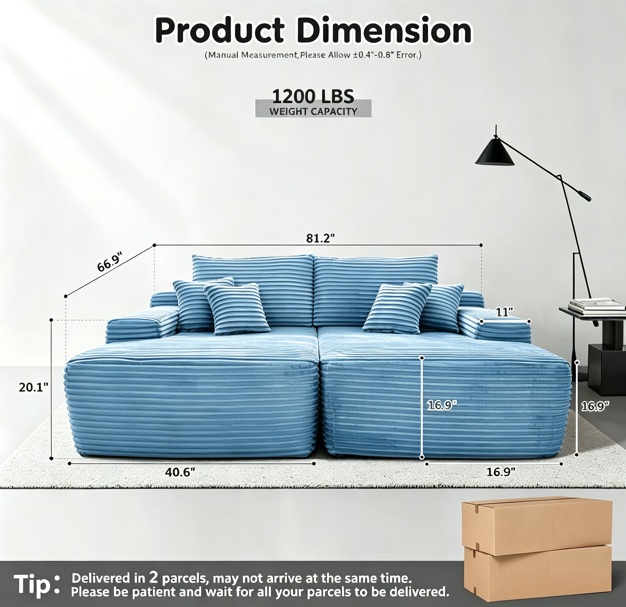 💥Last day 70% OFF🎁Minimalist L-shaped sofa—compressed packaging, portable, and frameless design.💥Limited Time💥Buy 1 Get 1 Free
