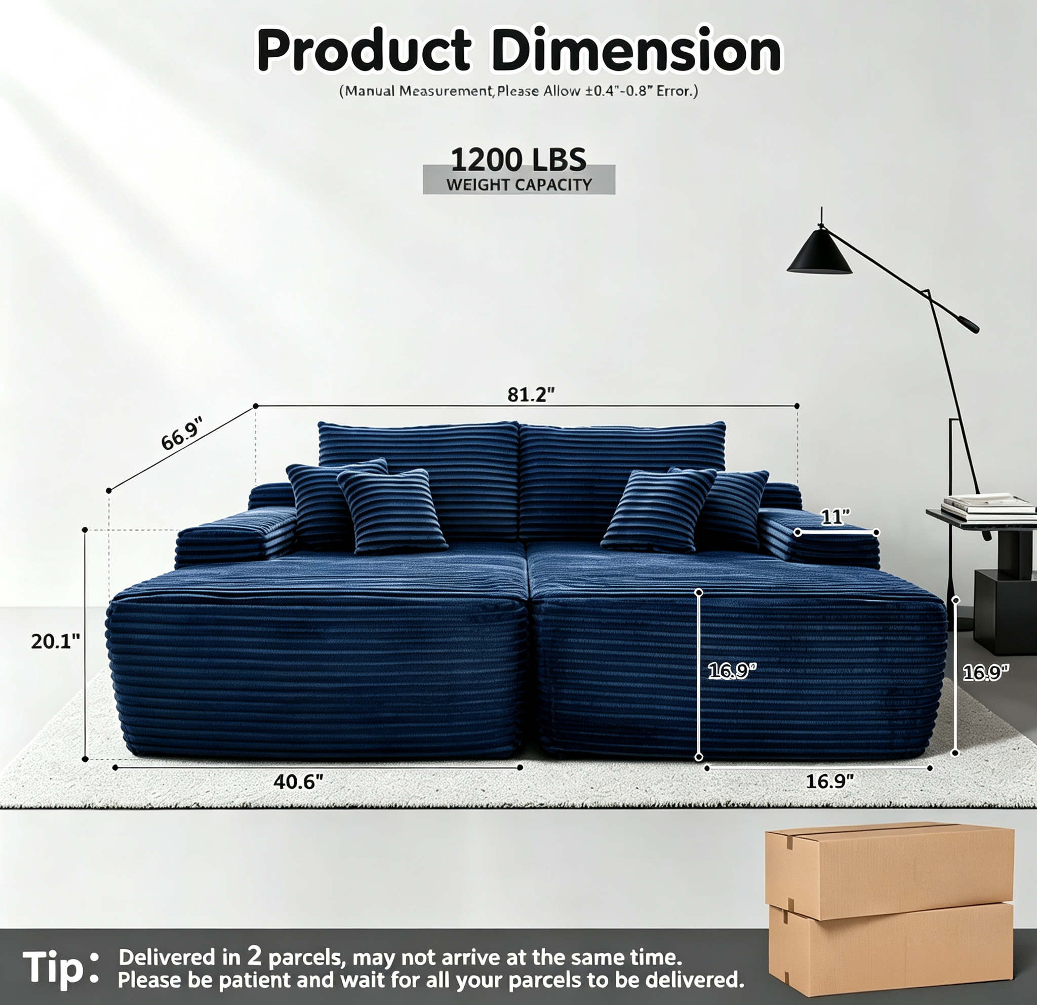 💥Last day 70% OFF🎁Minimalist L-shaped sofa—compressed packaging, portable, and frameless design.💥Limited Time💥Buy 1 Get 1 Free