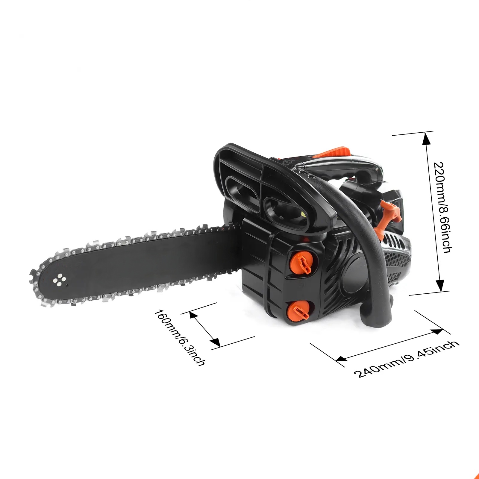 25.4cc 12'' Gas Chainsaw for Easy Tree Cutting