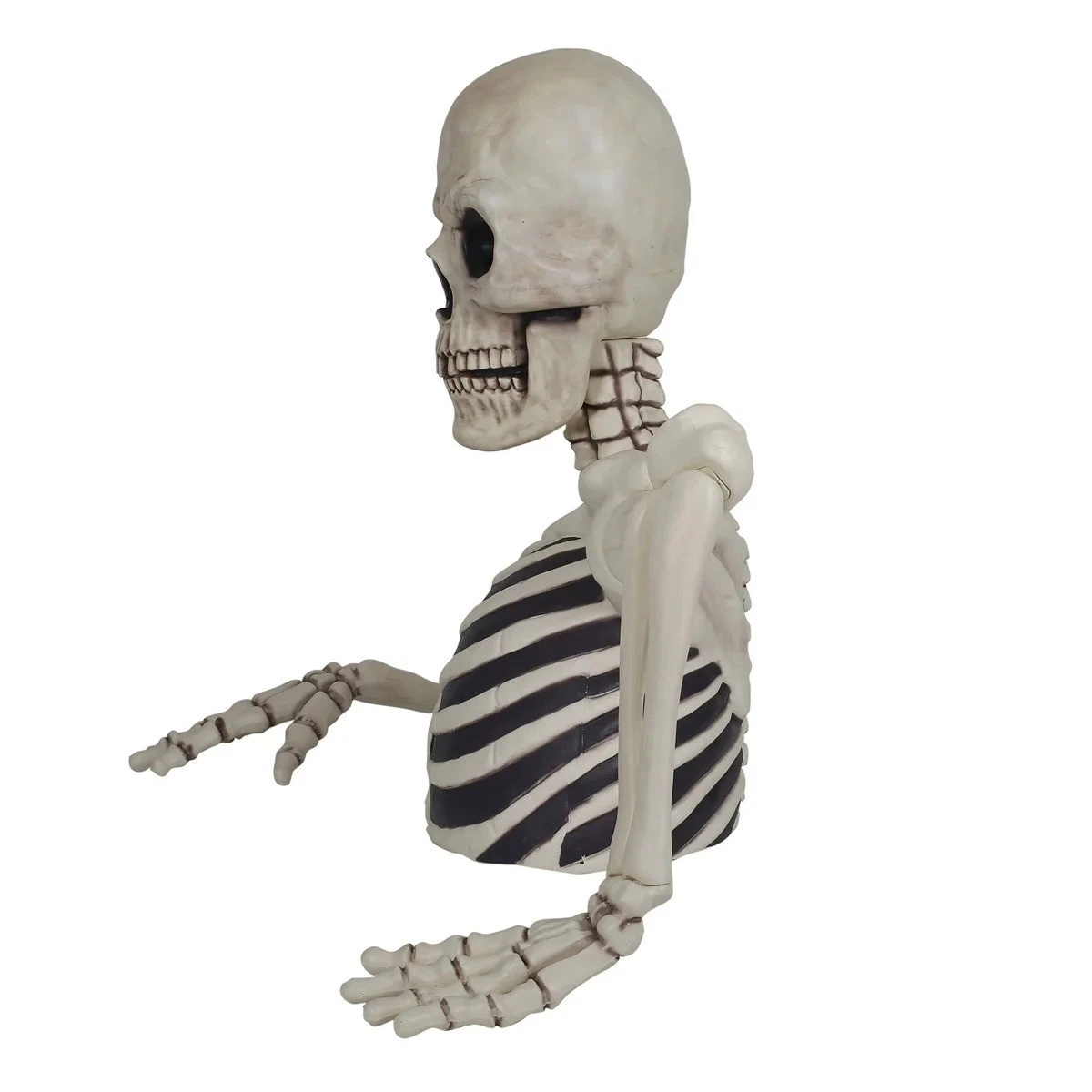 💥 Factory clearance sale🔥 Giant Ground Breaking Skeleton with LCD Eyes and Sound Halloween Decor Prop