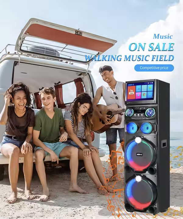 ⚡Last Day 50% OFF🎤 GD-1419 15.4” All in One Video Speaker System 