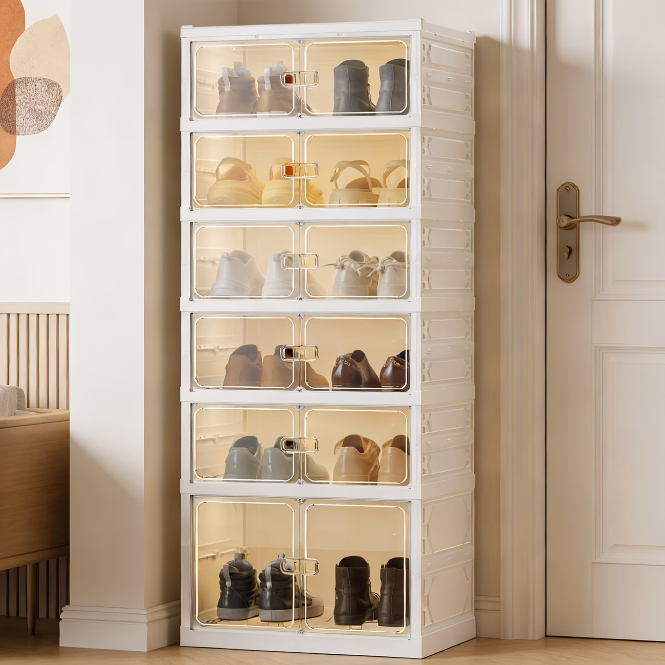 🔥Today's Special🔥Multifunctional foldable shoe rack (storage rack)