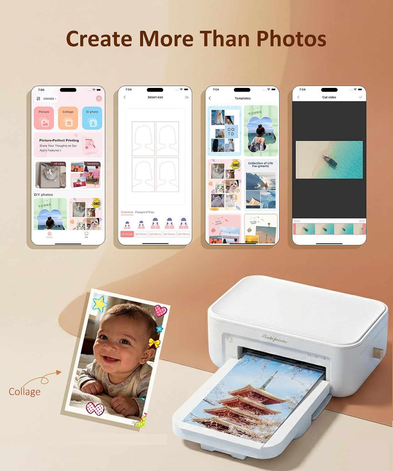 💝Last Day For Clearance✨Portable Photo Printers
