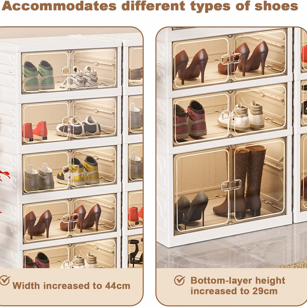 🔥Today's Special🔥Multifunctional foldable shoe rack (storage rack)