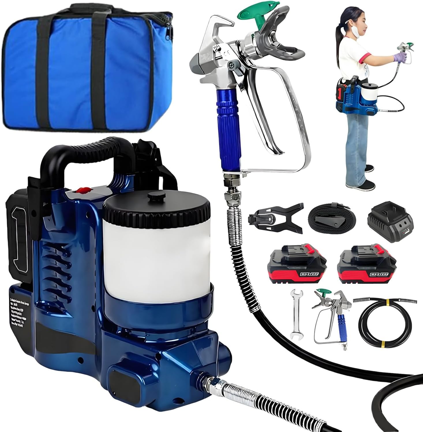 💥Last day 70% OFF💥Ultra Quick Shot paint Sprayer 750w Cordless Portable 