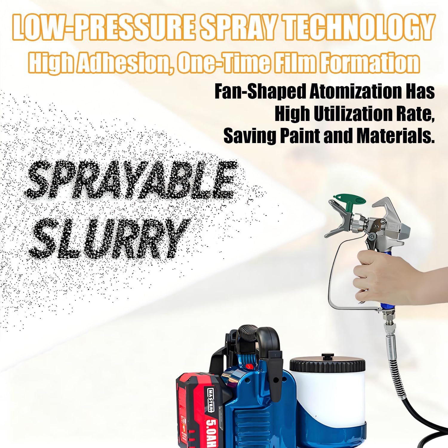 💥Last day 70% OFF💥Ultra Quick Shot paint Sprayer 750w Cordless Portable 