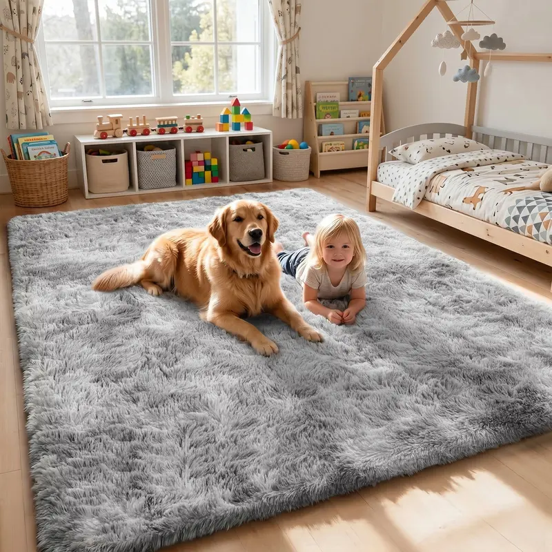 FAMVAL Fluffy Area Rug for Living Room Bedroom