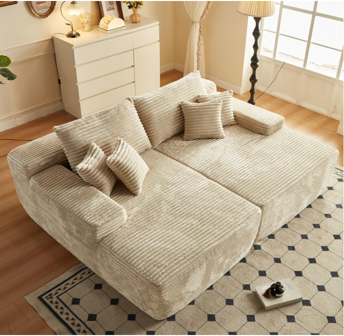 🎁 Round Chair Lounge Chaise Indoor, No Assembly Required