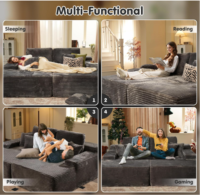 🎁 Round Chair Lounge Chaise Indoor, No Assembly Required