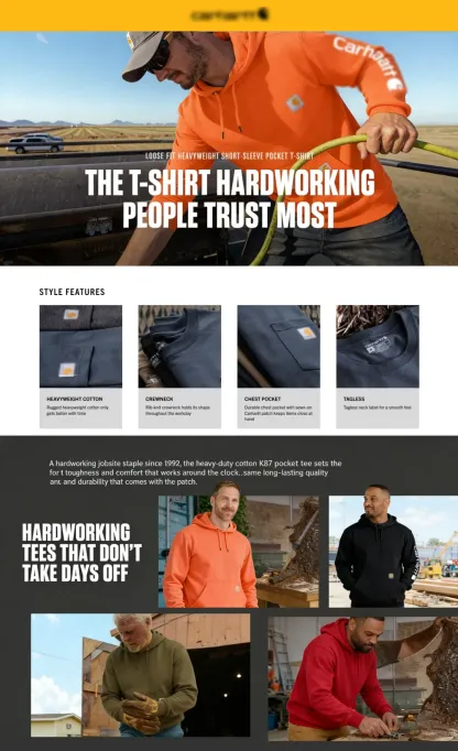 🔥Last Day Promotion!🔥CHT  Men's Rain Defender Loose Fit Heavyweight Sweatshirt