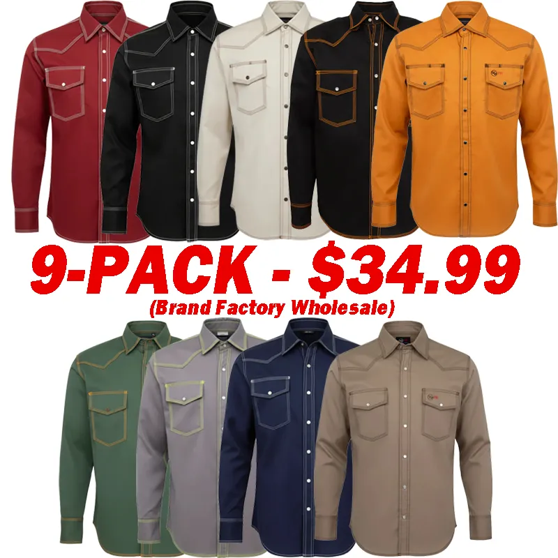 🔥Men's FR Classic Western Welding Shirt