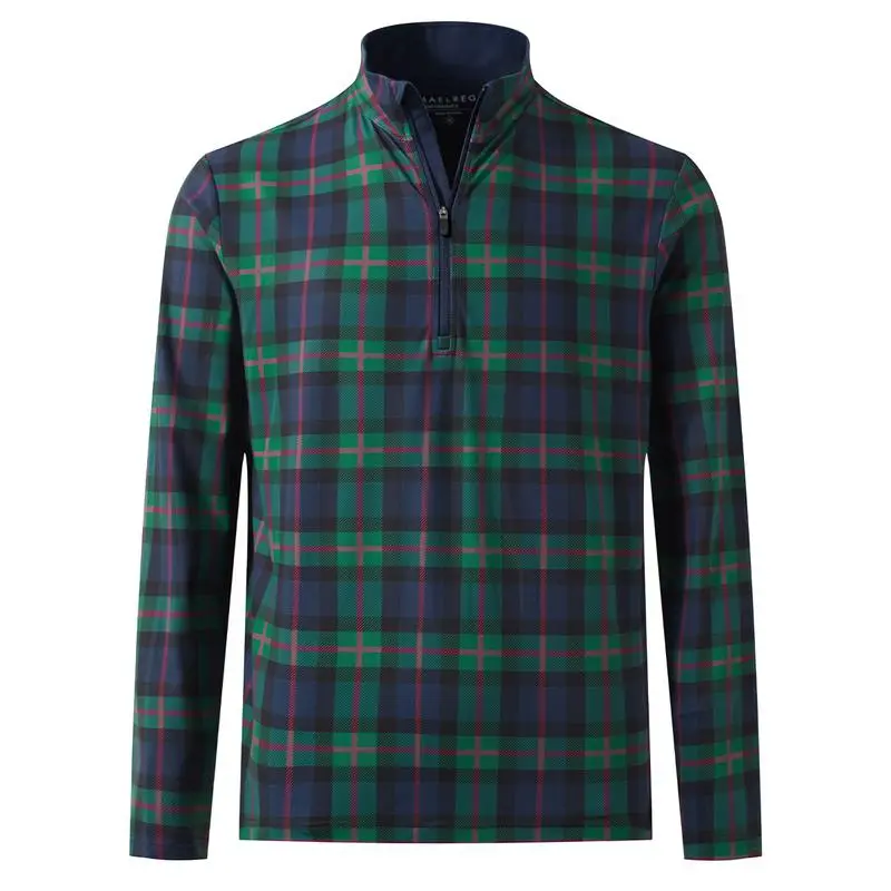 Men’s 1/4 Zip Printed Athletic Top