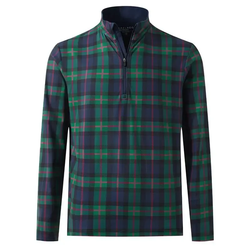 Men’s 1/4 Zip Printed Athletic Top