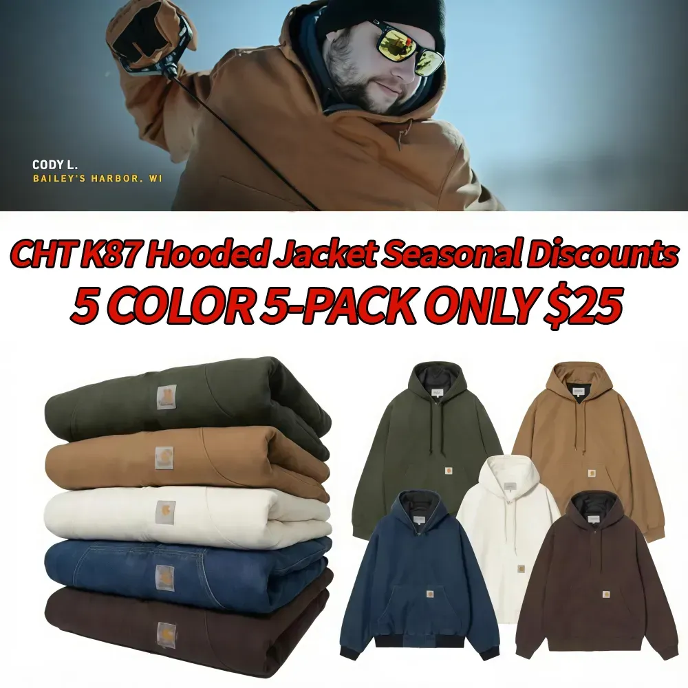 🔥Last Day Promotion!🔥CHT  Men's Rain Defender Loose Fit Heavyweight Sweatshirt