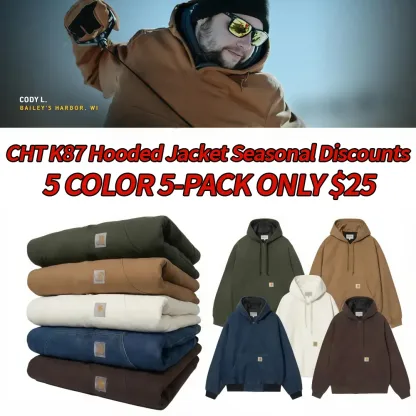 🔥Last Day Promotion!🔥CHT  Men's Rain Defender Loose Fit Heavyweight Sweatshirt