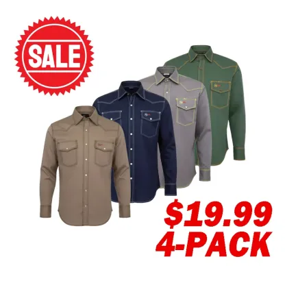 🔥Men's FR Classic Western Welding Shirt