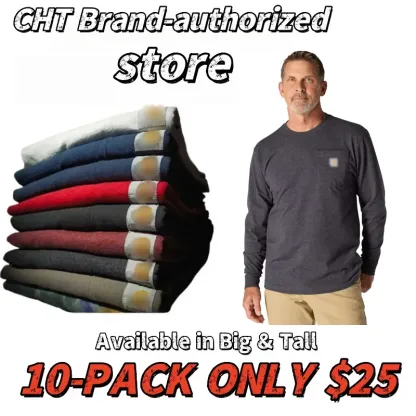 🔥Last Day 89% OFF🔥 CHT Men's K87&K126 Workwear Loose Fit Heavyweight Short-Sleeve Pocket T-Shirt(Also Available in Big & Tall)
