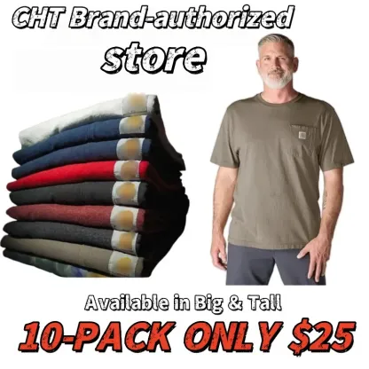 🔥Last Day 89% OFF🔥 CHT Men's K87&K126 Workwear Loose Fit Heavyweight Short-Sleeve Pocket T-Shirt(Also Available in Big & Tall)