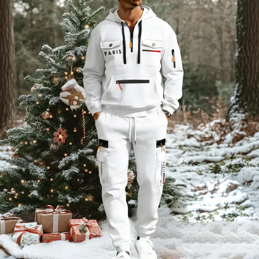 🔥2026 Men's Autumn&Winter Hooded Fashion Sweatshirt With Multiple Pockets