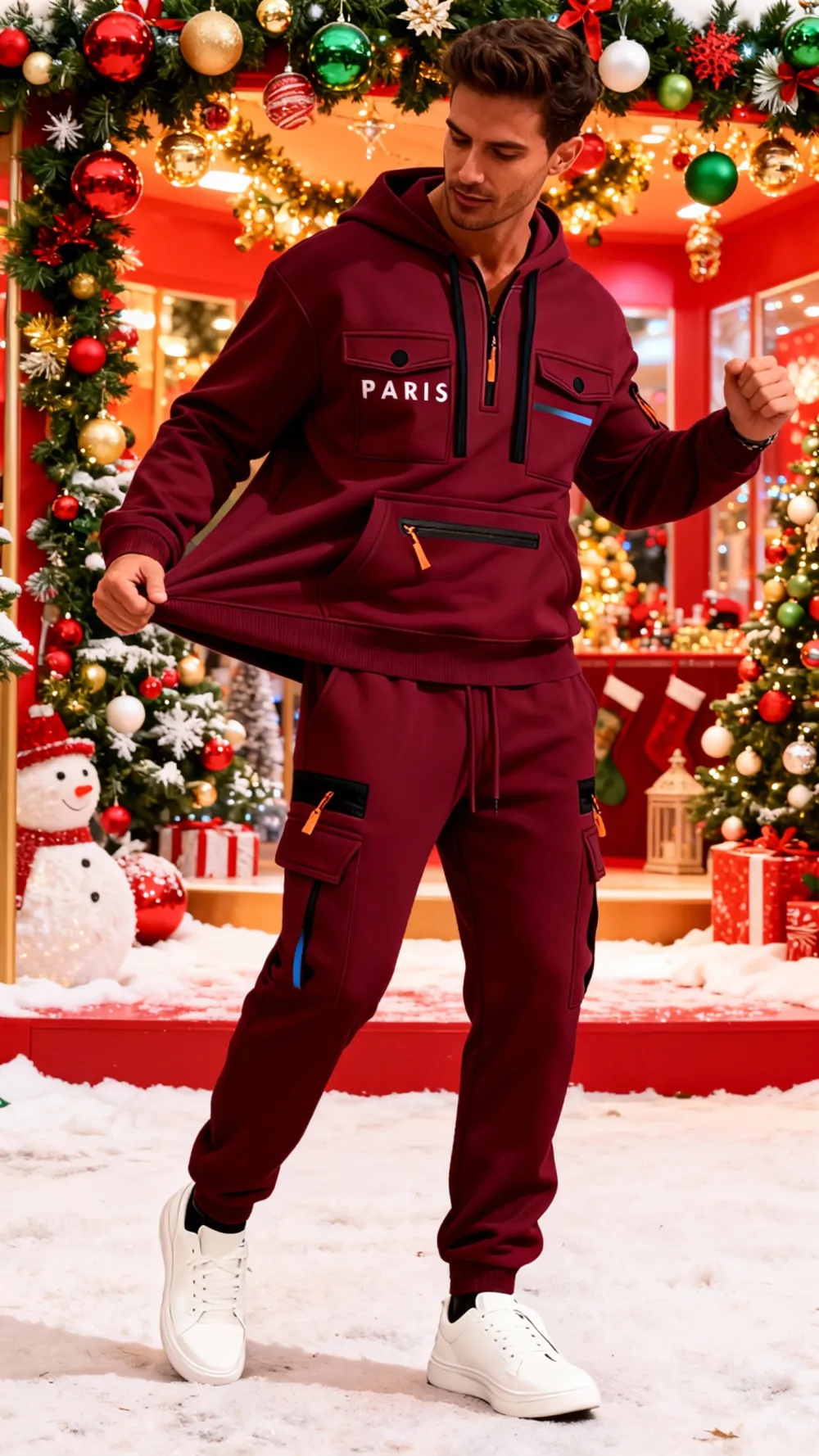 🔥2026 Men's Autumn&Winter Hooded Fashion Sweatshirt With Multiple Pockets