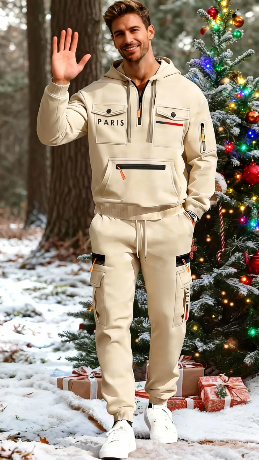 🔥2026 Men's Autumn&Winter Hooded Fashion Sweatshirt With Multiple Pockets