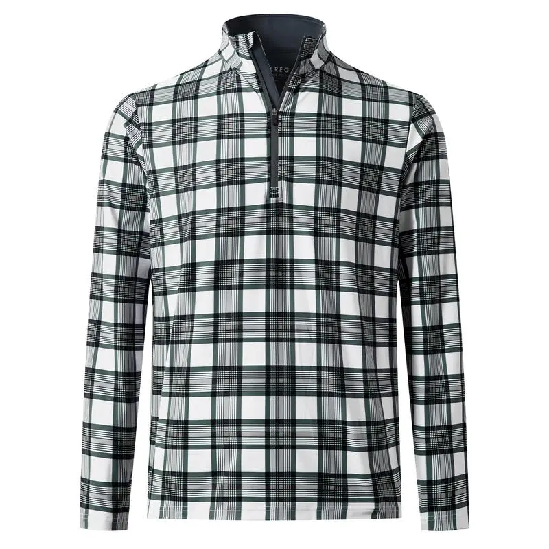 Men’s 1/4 Zip Printed Athletic Top