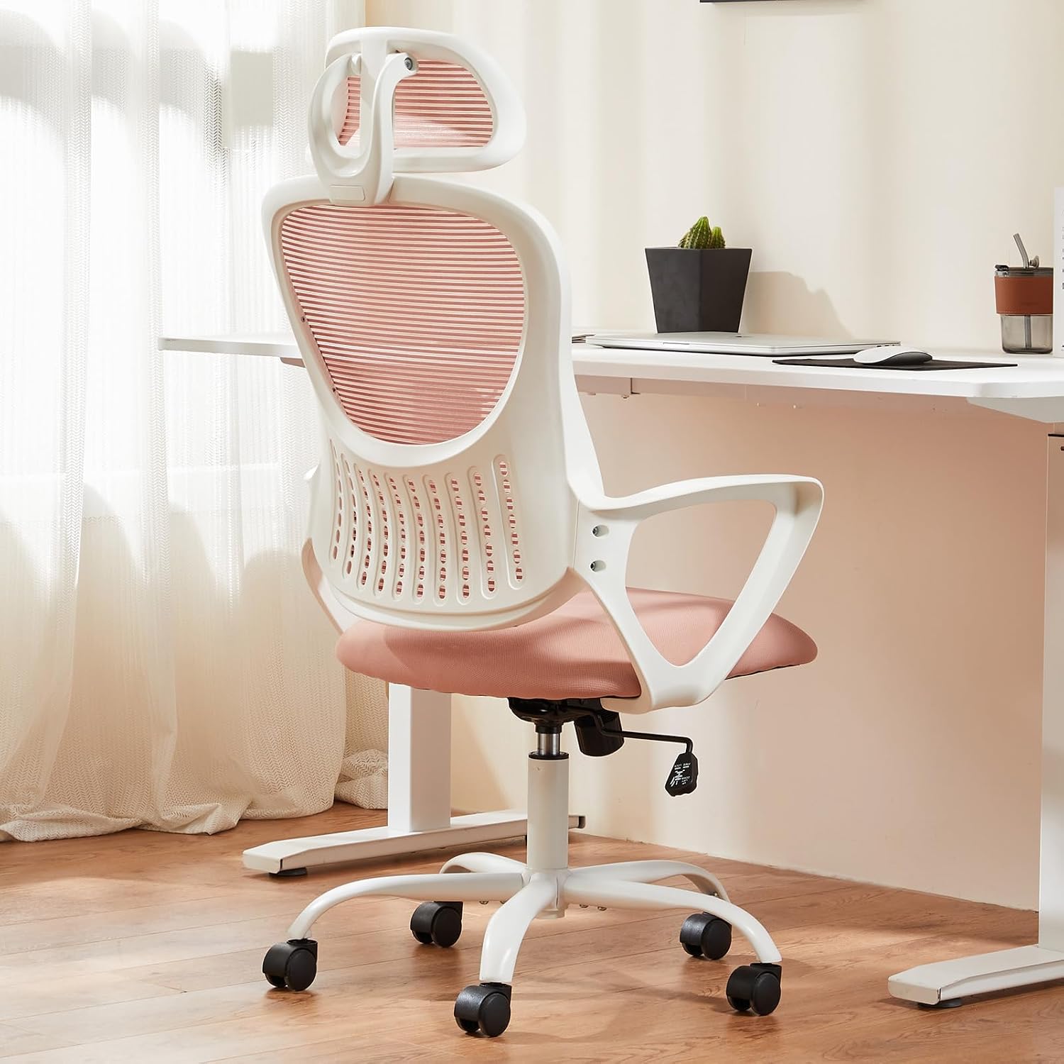 Computer Desk Chair, Mesh Office Chair with Lumbar Support