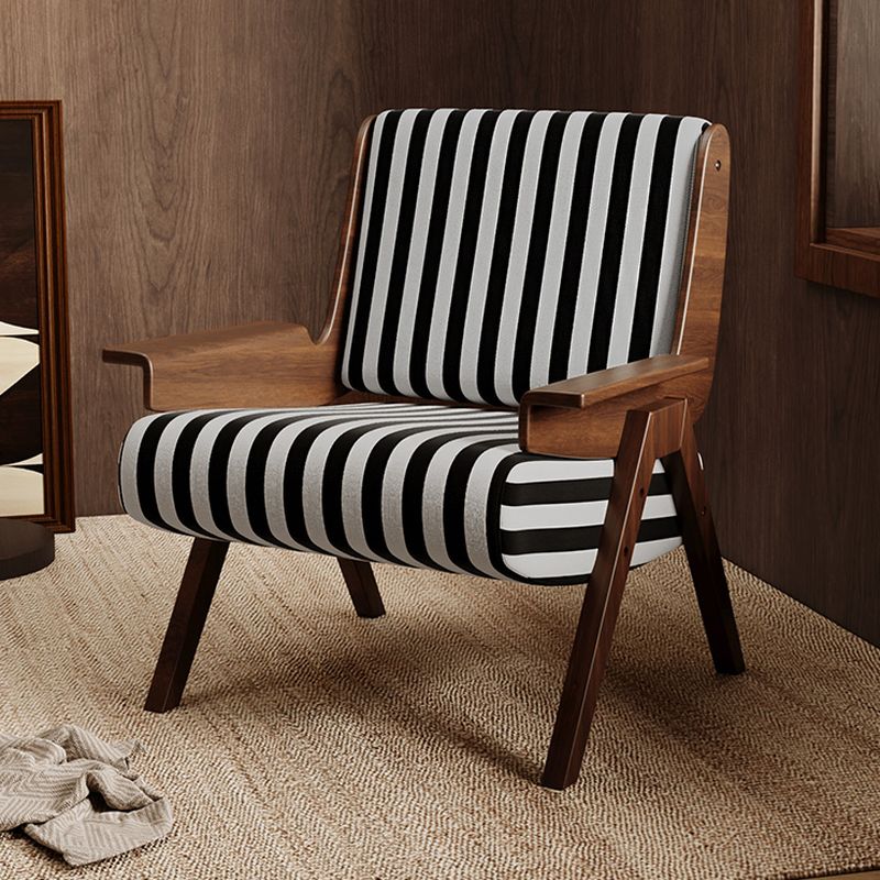 Olive Green Modern Accent Armchair