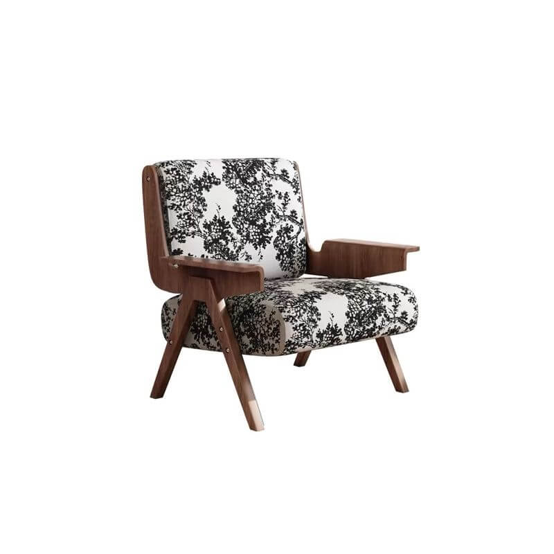 Olive Green Modern Accent Armchair