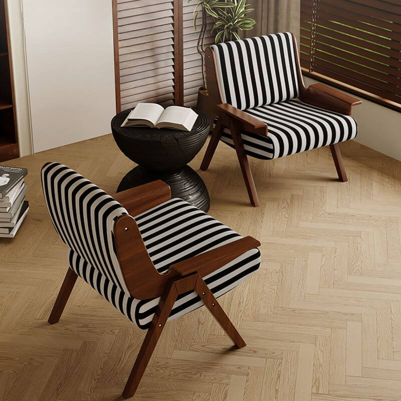 Olive Green Modern Accent Armchair