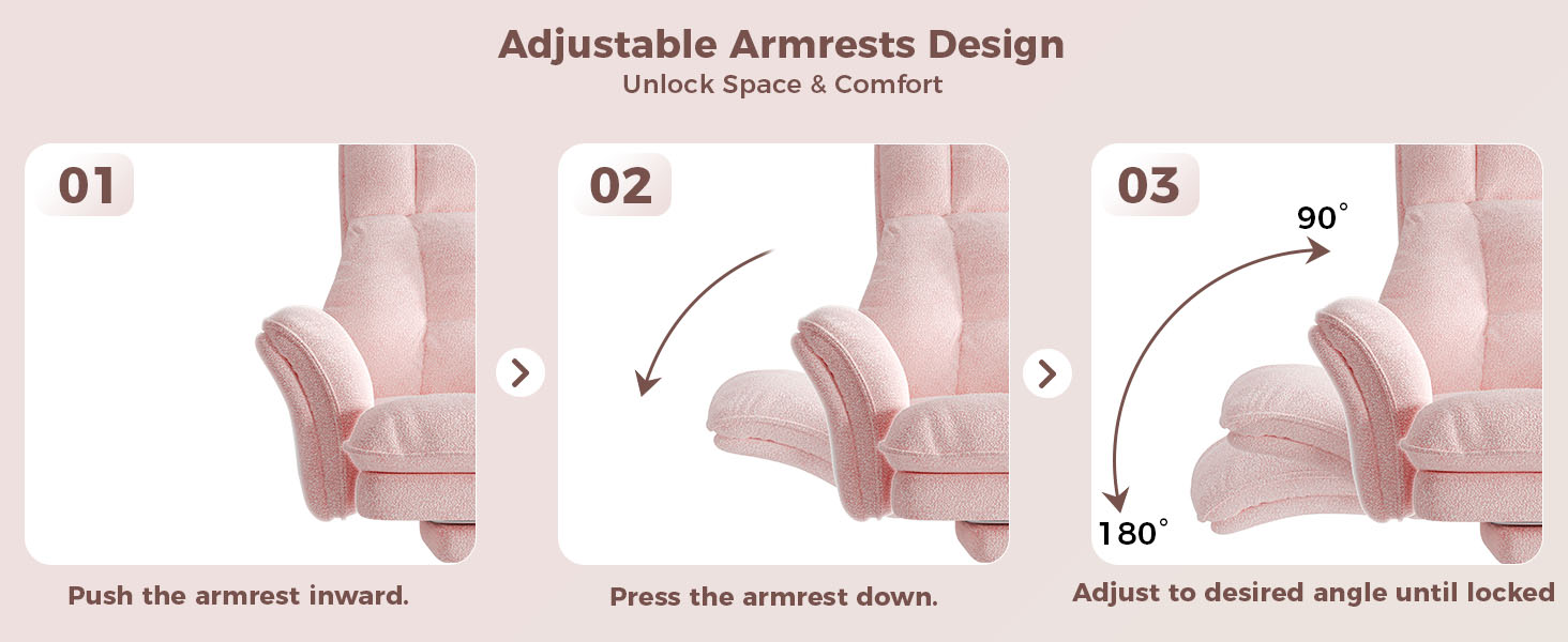 office chair with foot rest