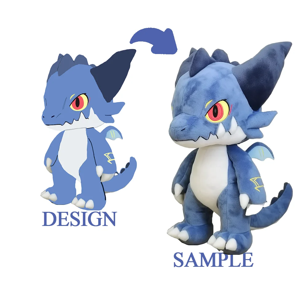 Custom Plush Toys with Embroidered Details
