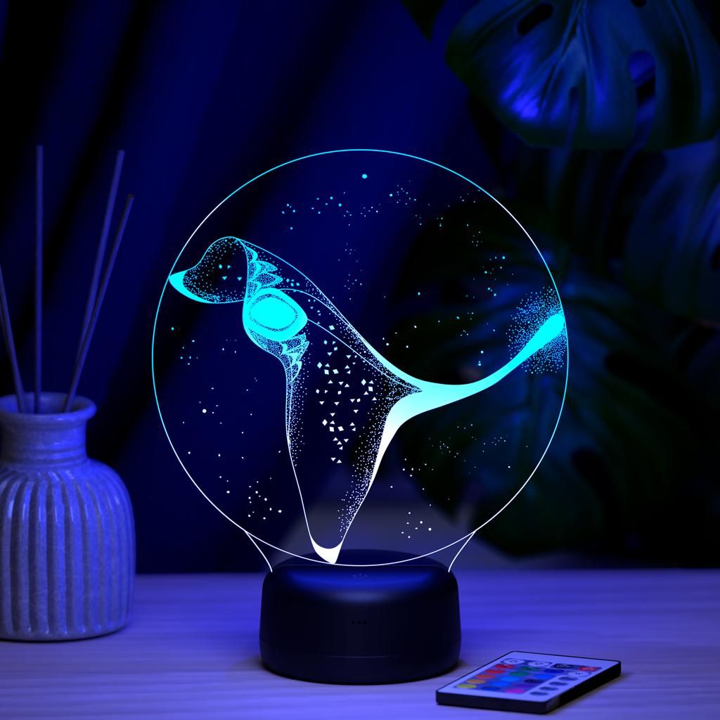3д ночник - Светильник "Скат" - купить по выгодной цене | Ночники Art-Lamps
