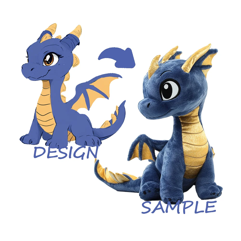 Custom Plush Toys with Embroidered Details