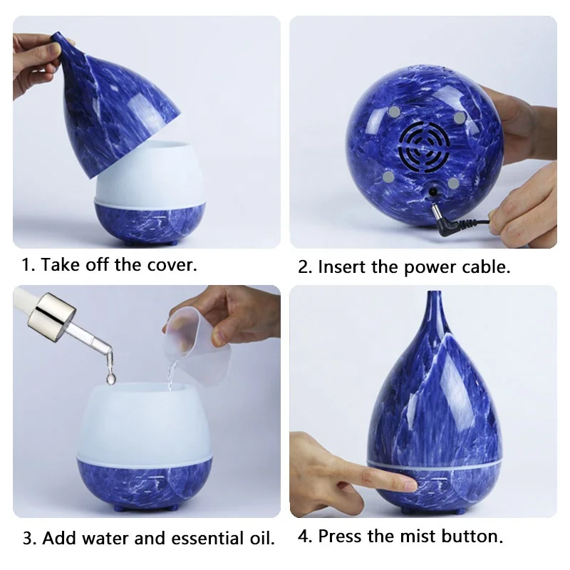 LED Night Light Aroma Diffuser with App Control