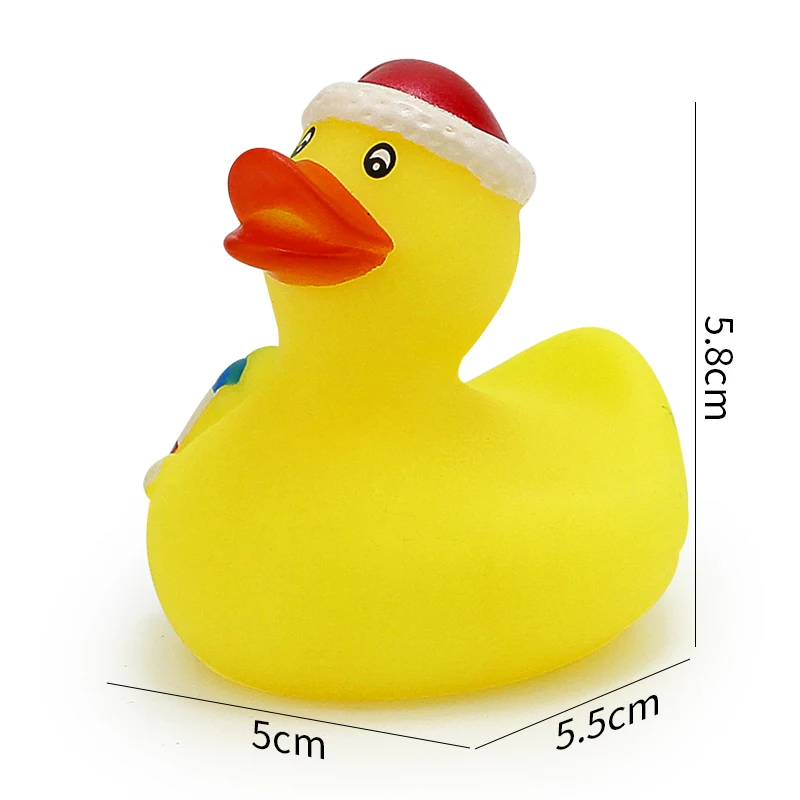 2-Inch Christmas & Halloween Rubber Ducks