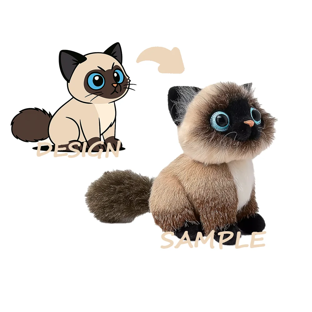 Custom Plush Toys with Embroidered Details