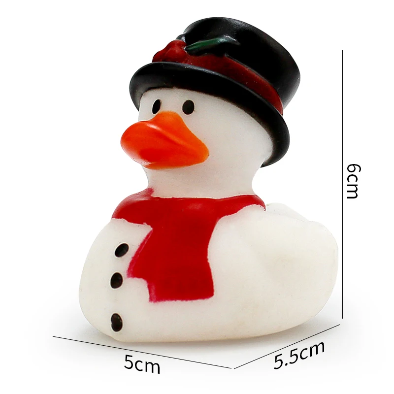 2-Inch Christmas & Halloween Rubber Ducks
