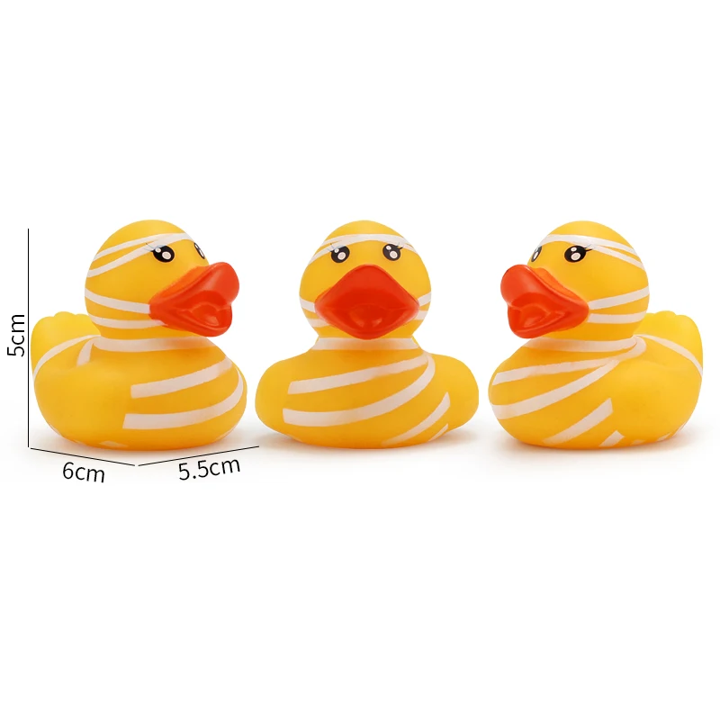 2-Inch Christmas & Halloween Rubber Ducks