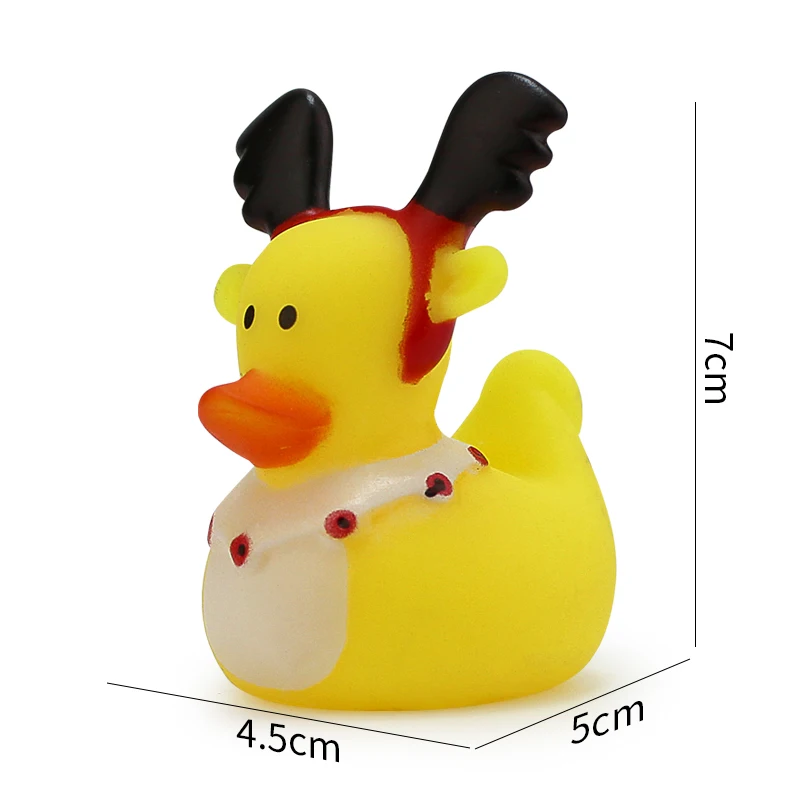 2-Inch Christmas & Halloween Rubber Ducks