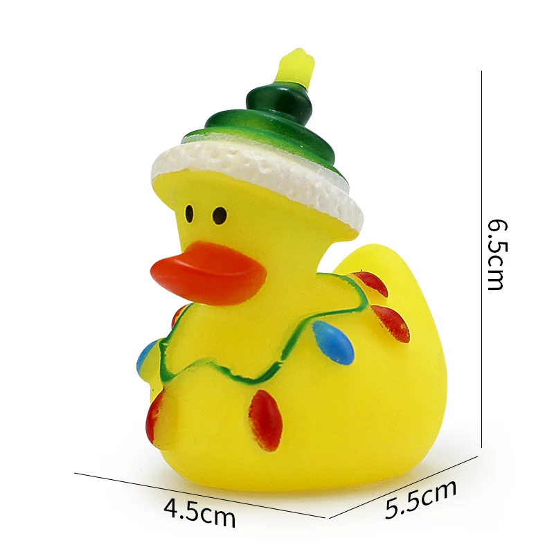 2-Inch Christmas & Halloween Rubber Ducks