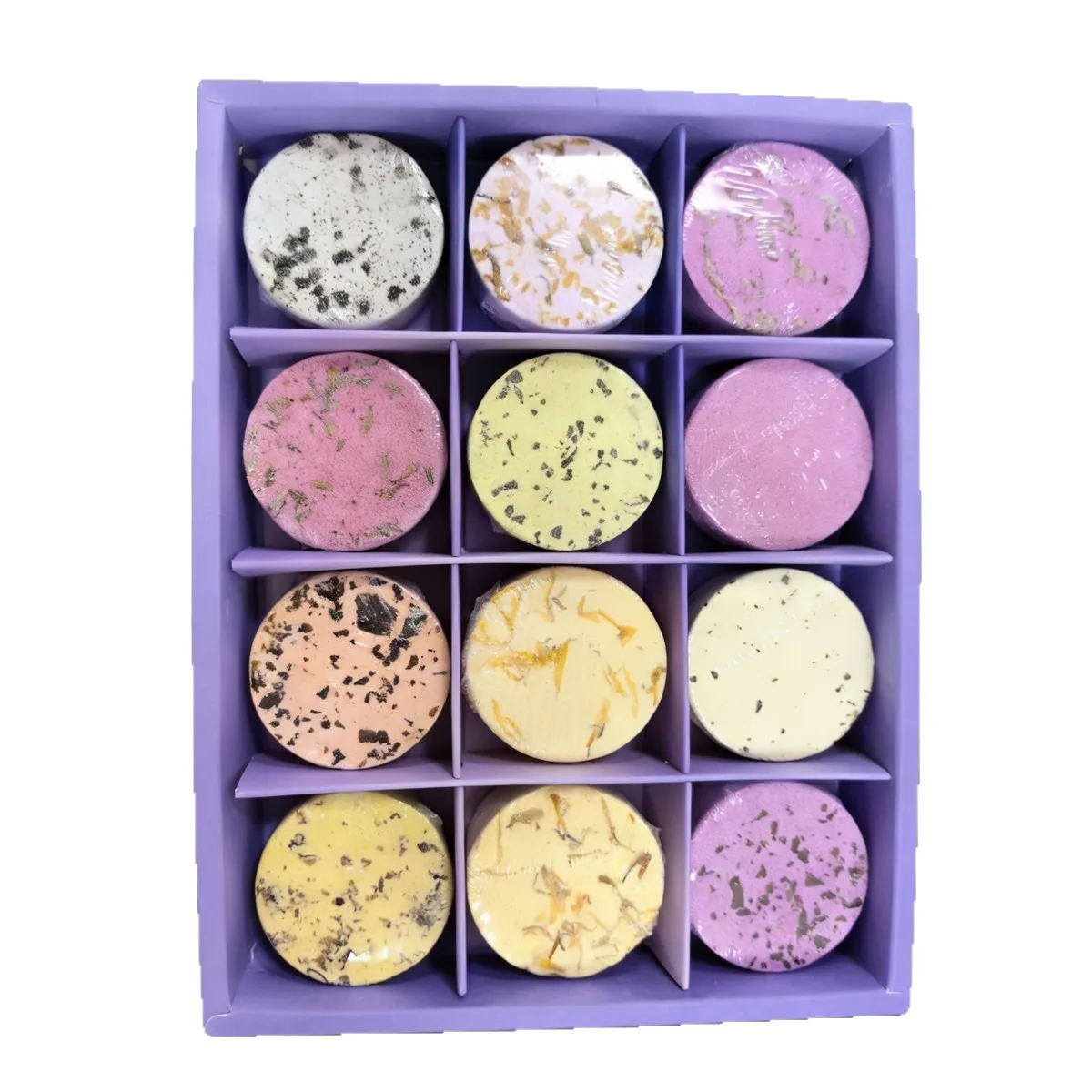 Floral Shower Steamers Gift Set – 12 Pack