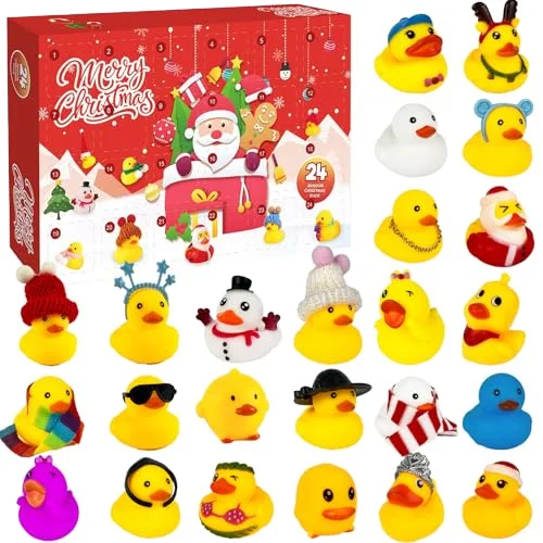2-Inch Christmas & Halloween Rubber Ducks