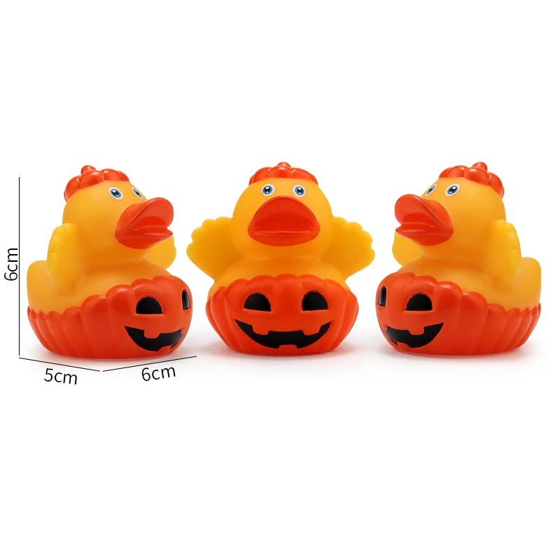 2-Inch Christmas & Halloween Rubber Ducks