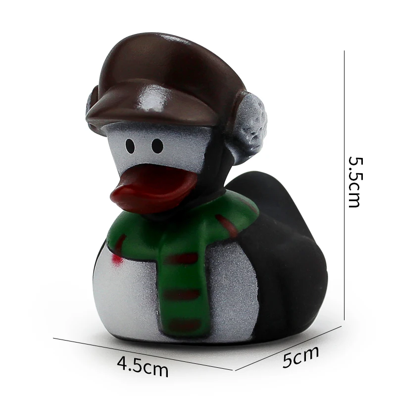 2-Inch Christmas & Halloween Rubber Ducks